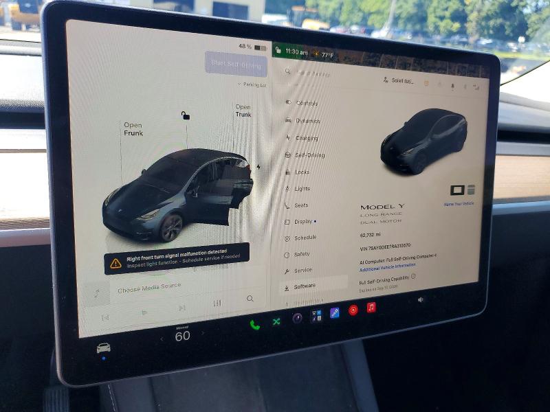2024 Tesla Model Y მანქანა იყიდება აუქციონზე, vin: 7SAYGDEE7RA313670, აუქციონის ნომერი: 65889946