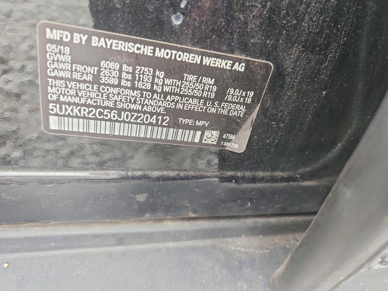 Aukcja sprzedaży 2018 Bmw X5, vin: 5UXKR2C56J0Z20412, numer aukcji: 64628236