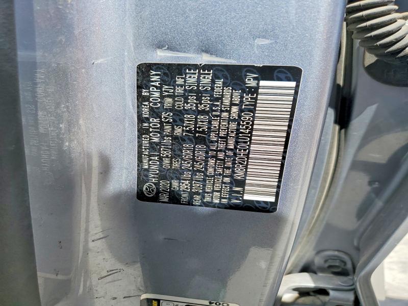 63881326 :رقم المزاد ، KM8R2DHE0LU145590 vin ، 2020 Hyundai Palisade مزاد بيع