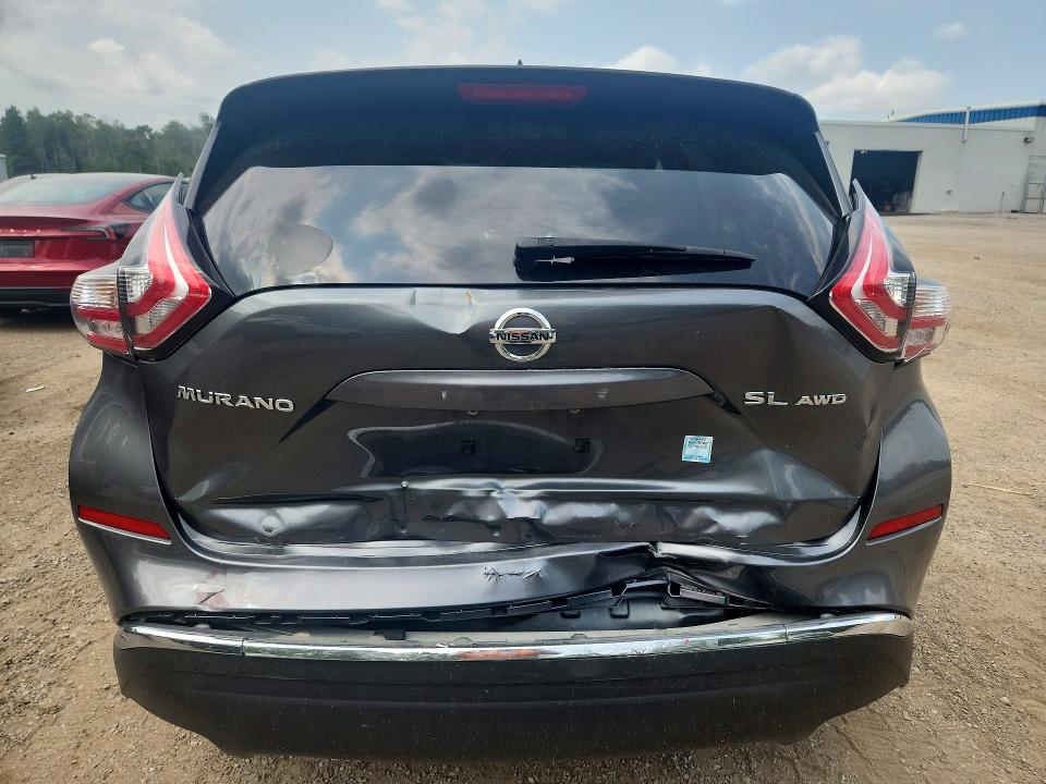 63534296 :رقم المزاد ، 5N1AZ2MH5GN121931 vin ، 2016 Nissan Murano مزاد بيع
