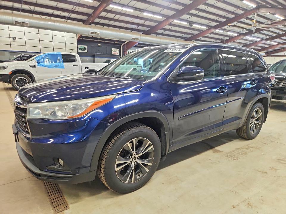 2016 Toyota Highlander მანქანა იყიდება აუქციონზე, vin: 5TDJKRFH1GS231111, აუქციონის ნომერი: 65155116