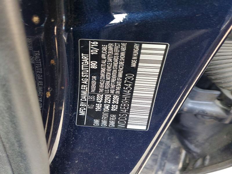 Продажа на аукционе авто 2017 Mercedes-benz Cla, vin: WDDSJ4EB9HN454730, номер лота: 63772096