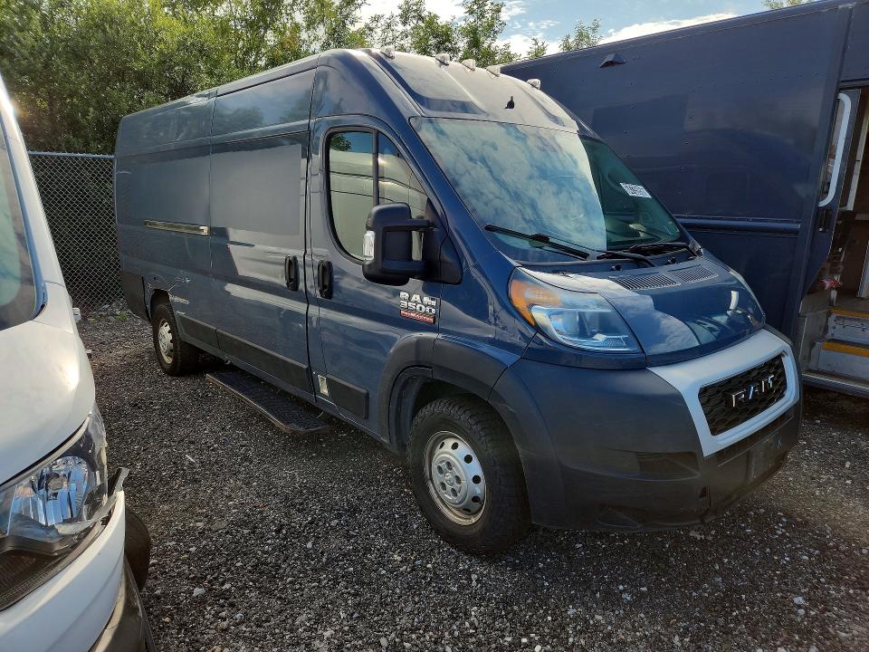 Продажа на аукционе авто 2021 Ram Promaster 3500, vin: 3C6MRVJG6ME536584, номер лота: 64735956