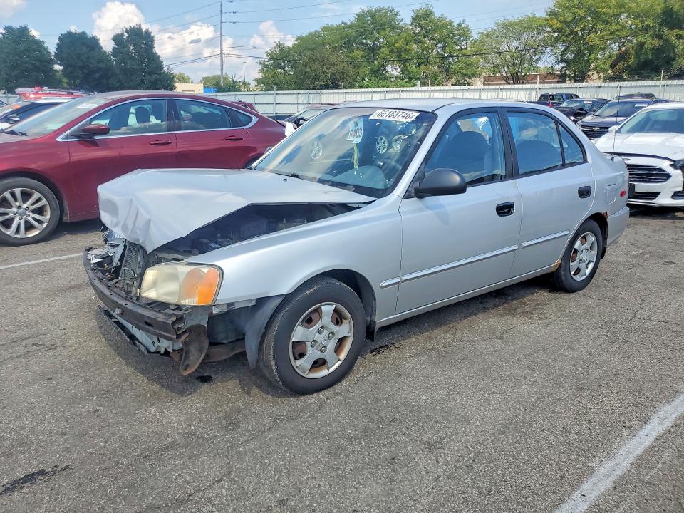 2002 Hyundai Accent მანქანა იყიდება აუქციონზე, vin: KMHCG45C82U387634, აუქციონის ნომერი: 66183746