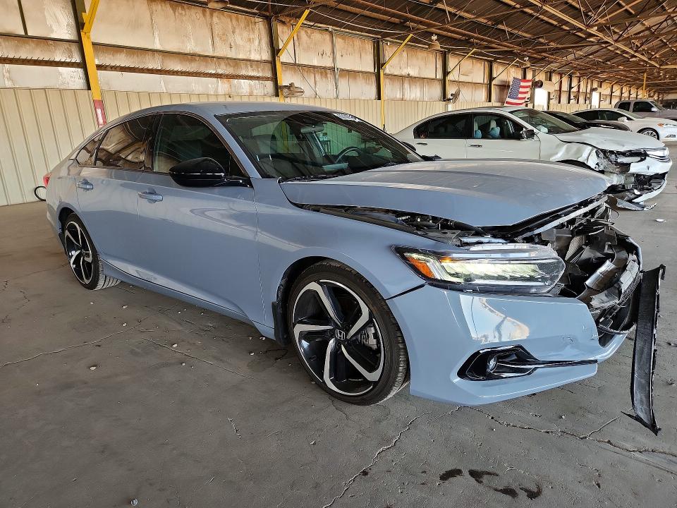2022 Honda Accord მანქანა იყიდება აუქციონზე, vin: 1HGCV1F38NA108374, აუქციონის ნომერი: 63142056