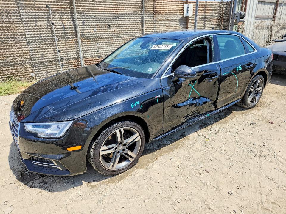 2018 Audi A4 მანქანა იყიდება აუქციონზე, vin: WAULMAF47JN002802, აუქციონის ნომერი: 62934116