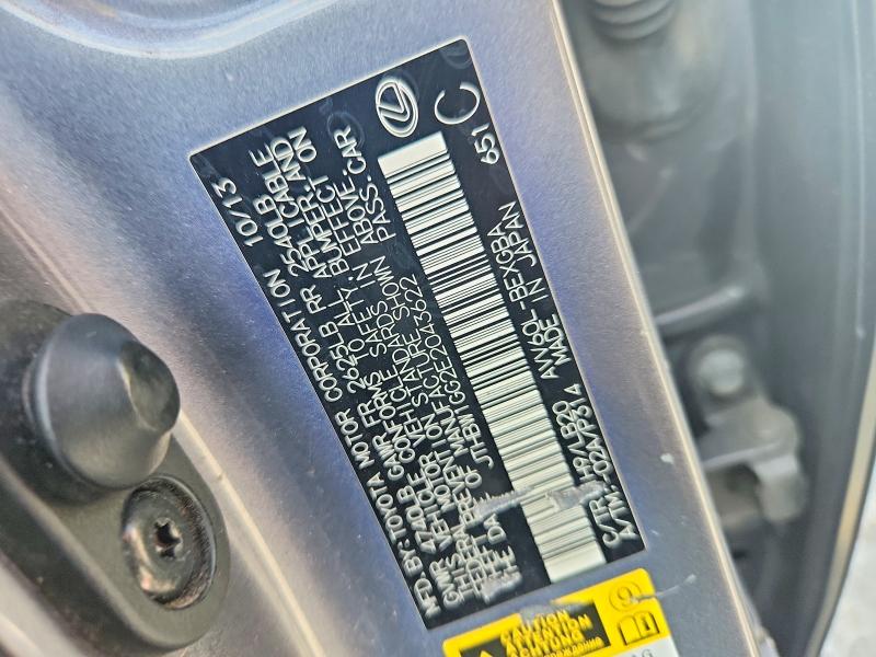 2014 Lexus Es მანქანა იყიდება აუქციონზე, vin: JTHBW1GG2E2043622, აუქციონის ნომერი: 65547566