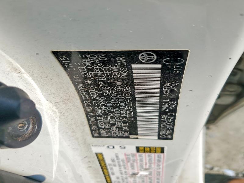 64653436 :رقم المزاد ، JTDZN3EU0FJ040264 vin ، 2015 Toyota Prius V مزاد بيع