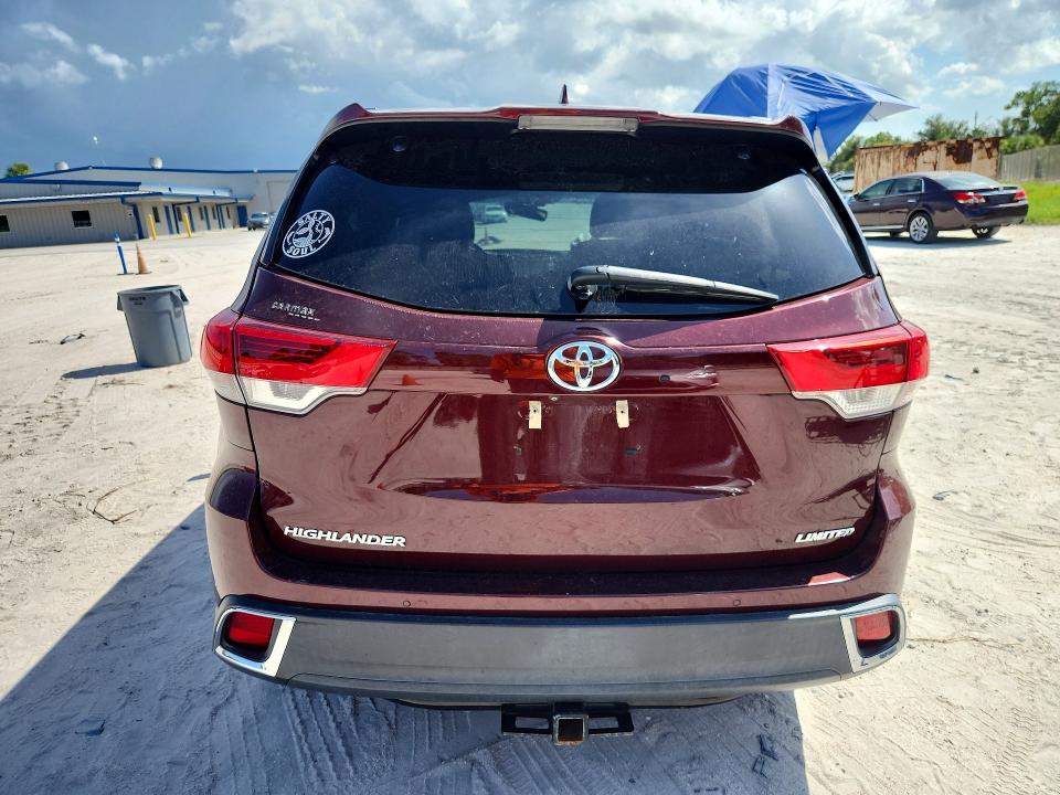 66653566 :رقم المزاد ، 5TDYZRFH3KS322688 vin ، 2019 Toyota Highlander مزاد بيع
