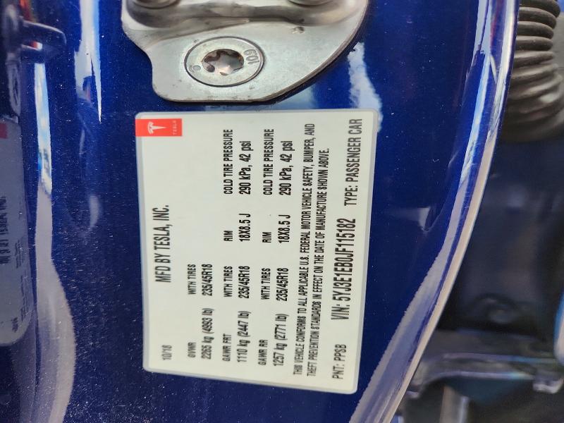 Auction sale of the 2018 Tesla Model 3, vin: 5YJ3E1EB0JF115182, lot number: 64187826