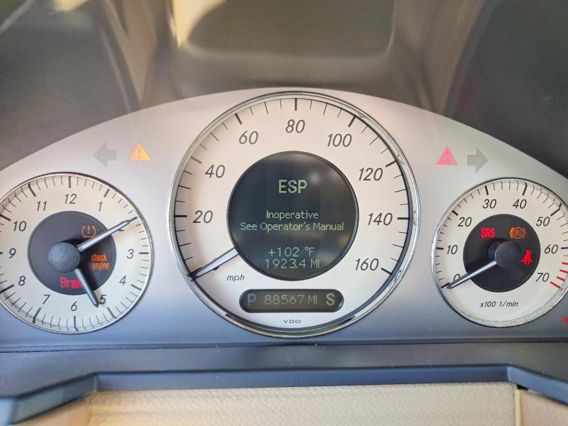 65128286 :رقم المزاد ، WDBUF56X48B291294 vin ، 2008 Mercedes-benz E مزاد بيع