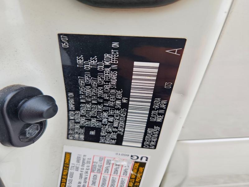 64336456 :رقم المزاد ، JTJBT20X970145215 vin ، 2007 Lexus Gx مزاد بيع
