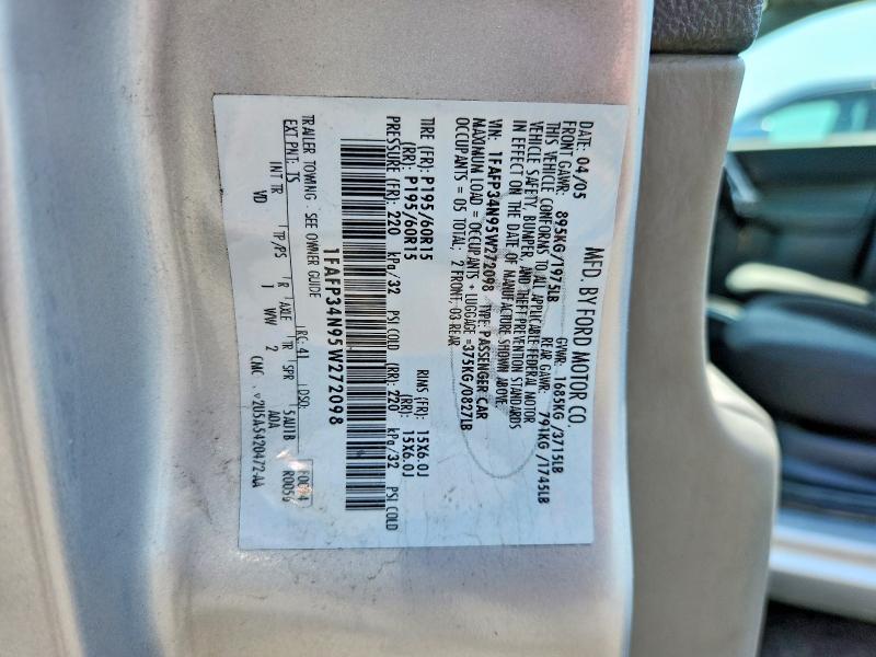 Продаж на аукціоні авто 2005 Ford Focus, vin: 1FAFP34N95W272098, номер лоту: 67162456