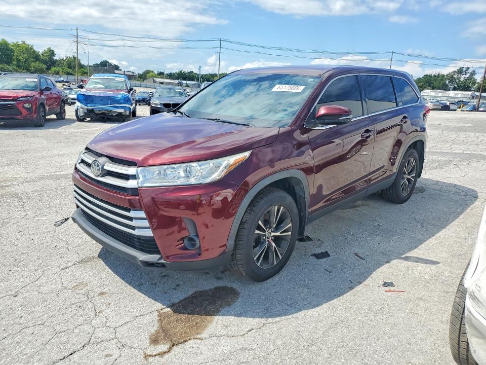 65175686 :رقم المزاد ، 5TDBZRFHXKS963990 vin ، 2019 Toyota Highlander مزاد بيع