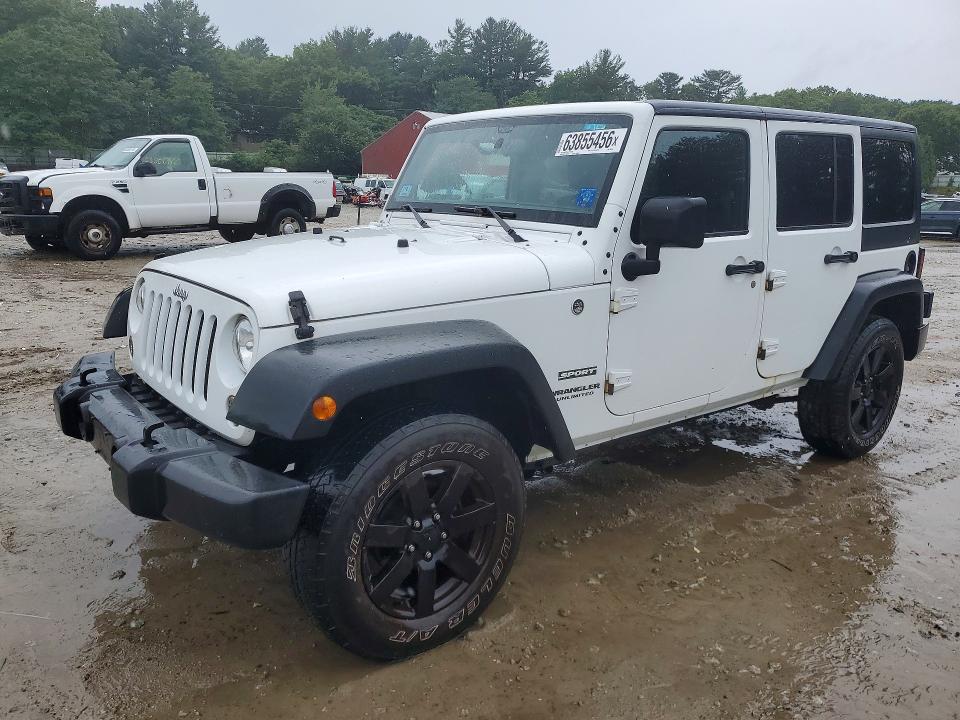 Продажа на аукционе авто 2016 Jeep Wrangler Unlimited, vin: 1C4HJWDG0GL287035, номер лота: 63855456