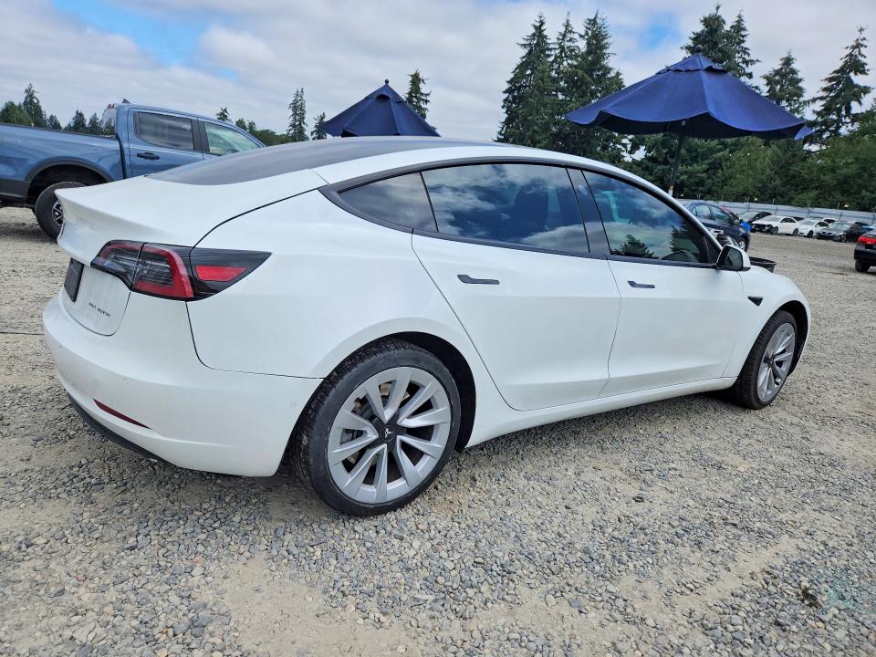 64139376 :رقم المزاد ، 5YJ3E1EB0MF868988 vin ، 2021 Tesla Model 3 مزاد بيع