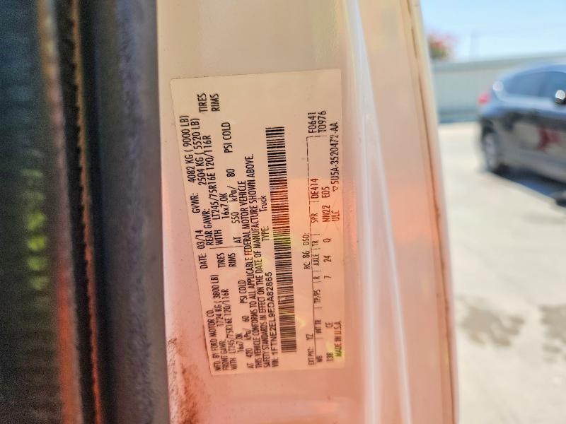 2014 Ford E250 მანქანა იყიდება აუქციონზე, vin: 1FTNE2EL9EDA82865, აუქციონის ნომერი: 65356146