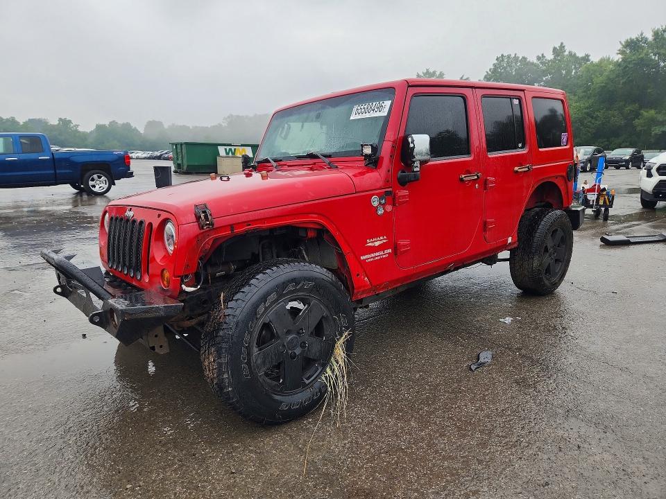 2011 Jeep Wrangler Unlimited მანქანა იყიდება აუქციონზე, vin: 1J4BA5H15BL638496, აუქციონის ნომერი: 65588496