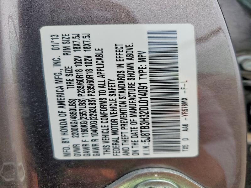 Продаж на аукціоні авто 2013 Acura Rdx, vin: 5J8TB3H32DL014091, номер лоту: 63811866
