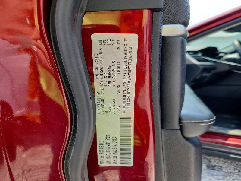 64568216 :رقم المزاد ، 1C4RJKBG7M8116121 vin ، 2021 Jeep Grand Cherokee مزاد بيع