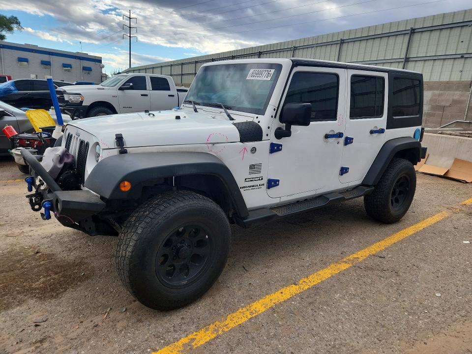 Aukcja sprzedaży 2016 Jeep Wrangler Unlimited, vin: 1C4BJWDG2GL209801, numer aukcji: 65999776