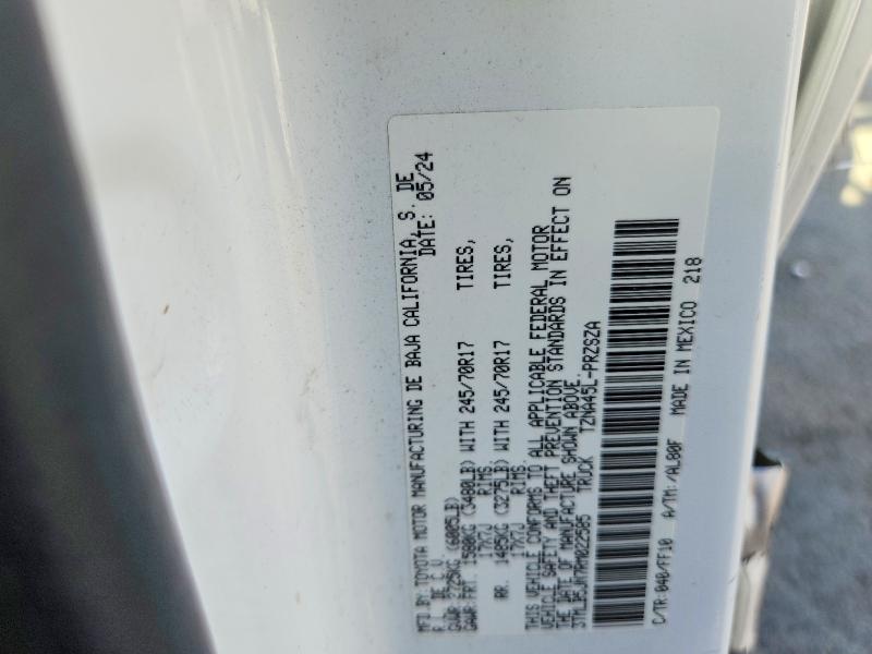 2024 Toyota Tacoma მანქანა იყიდება აუქციონზე, vin: 3TMLB5JN7RM022585, აუქციონის ნომერი: 66762366