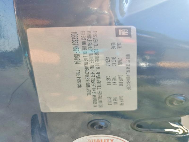 64501876 :رقم المزاد ، 1G8ZS57N67F154794 vin ، 2007 Saturn Aura مزاد بيع