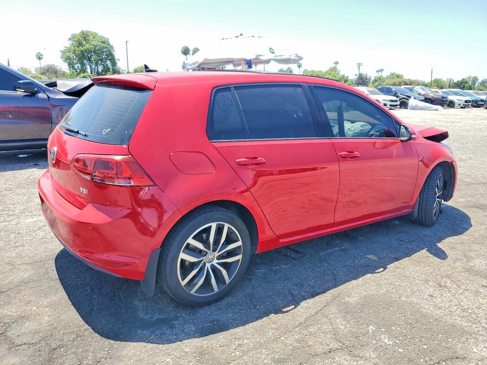 2016 Volkswagen Golf მანქანა იყიდება აუქციონზე, vin: 3VW217AU7GM010707, აუქციონის ნომერი: 64766666