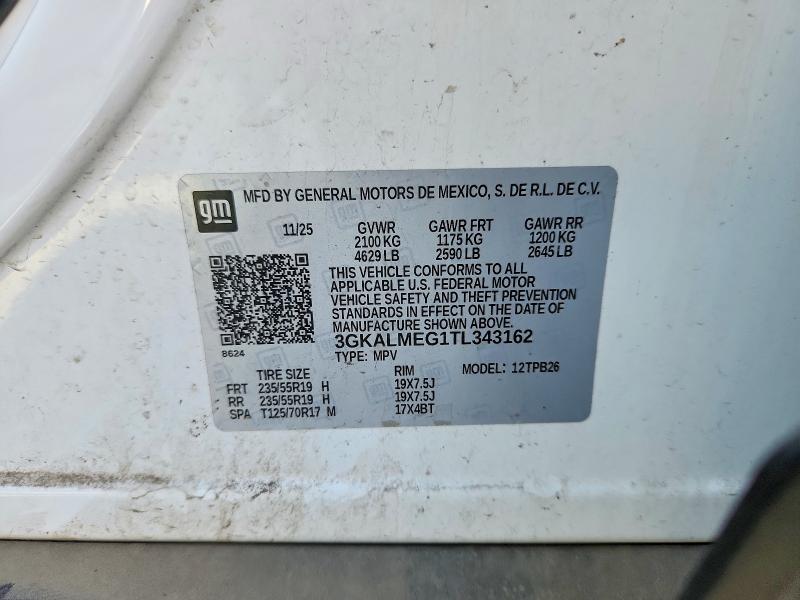 Продажа на аукционе авто 2026 Gmc Terrain, vin: 3GKALMEG1TL343162, номер лота: 64021566