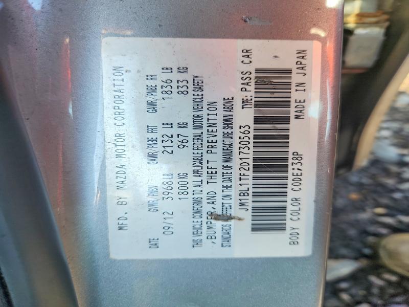 Aukcja sprzedaży 2013 Mazda 3, vin: JM1BL1TF2D1730563, numer aukcji: 65642146
