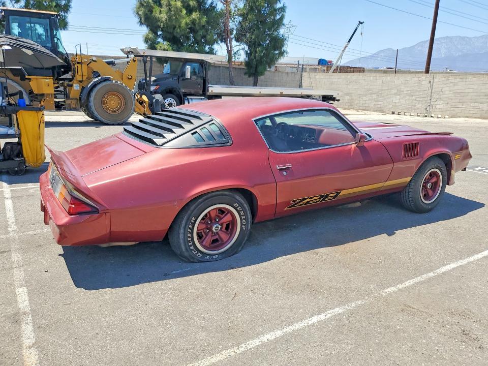 Aukcja sprzedaży 1979 Chevrolet Camaro, vin: 1Q87L9L644362, numer aukcji: 63703436