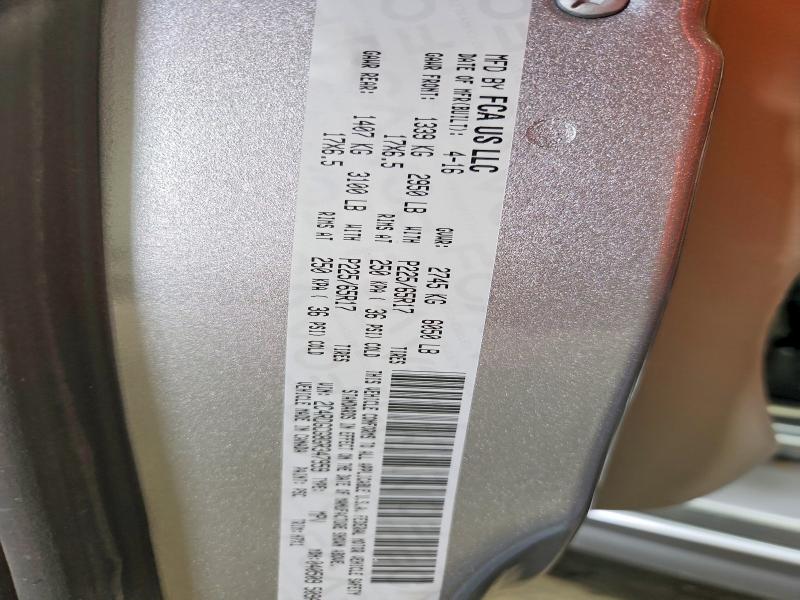 Продаж на аукціоні авто 2016 Dodge Grand Caravan, vin: 2C4RDGCG8GR347959, номер лоту: 65580646