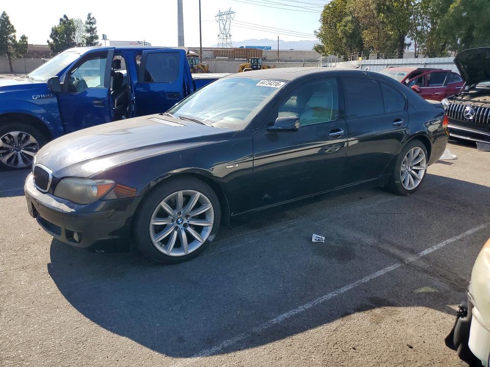 2007 Bmw 750 მანქანა იყიდება აუქციონზე, vin: WBAHL83547DT09339, აუქციონის ნომერი: 64734316