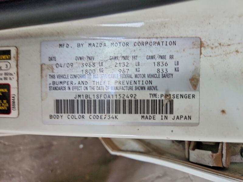 Продаж на аукціоні авто 2010 Mazda 3, vin: JM1BL1SF0A1152492, номер лоту: 65141076