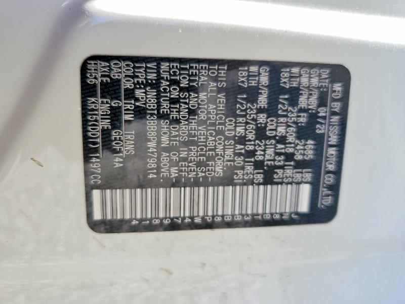 Продаж на аукціоні авто 2023 Nissan Rogue, vin: JN8BT3BB8PW479814, номер лоту: 65029316