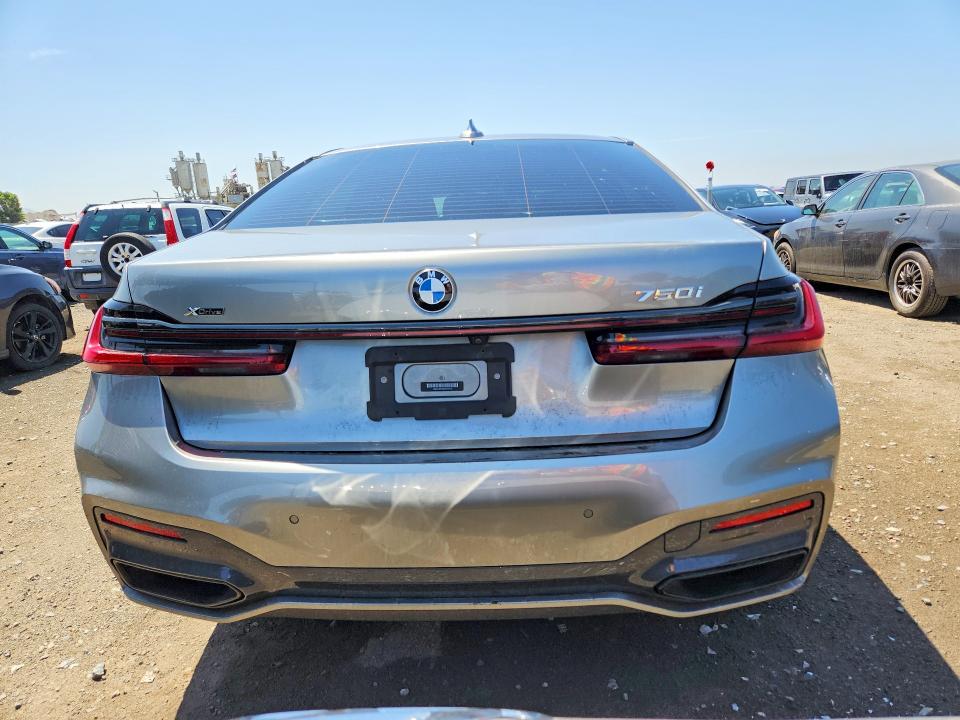 2022 Bmw 750 მანქანა იყიდება აუქციონზე, vin: WBA7U2C04NCH70153, აუქციონის ნომერი: 64265376