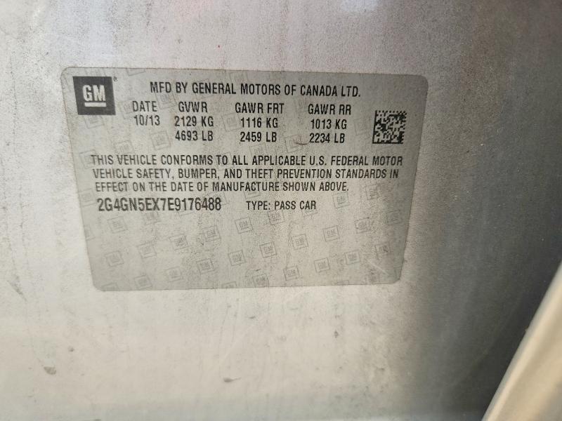 2014 Buick Regal მანქანა იყიდება აუქციონზე, vin: 2G4GN5EX7E9176488, აუქციონის ნომერი: 63920786