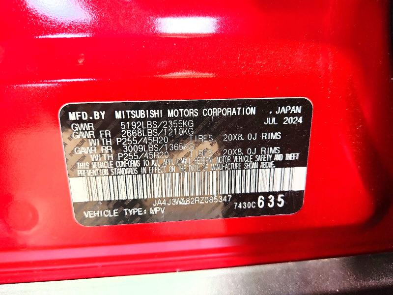Aukcja sprzedaży 2024 Mitsubishi Outlander, vin: JA4J3WA82RZ085347, numer aukcji: 64627606