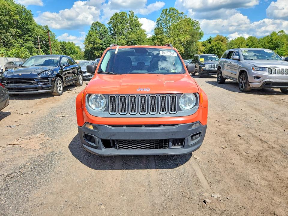 Продажа на аукционе авто 2017 Jeep Renegade, vin: ZACCJAAB2HPE83576, номер лота: 66757046