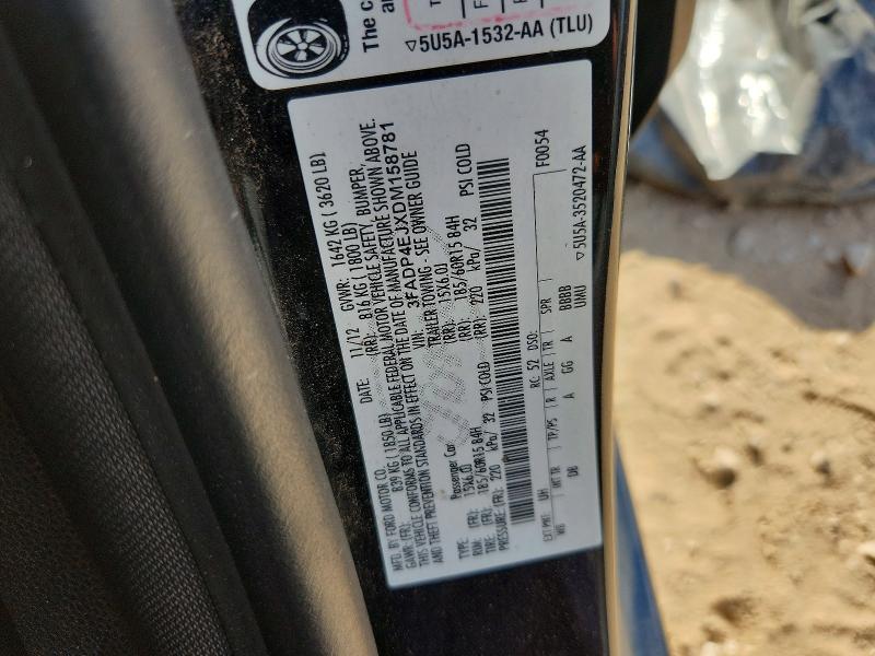 Продаж на аукціоні авто 2013 Ford Fiesta, vin: 3FADP4EJXDM158781, номер лоту: 64756916