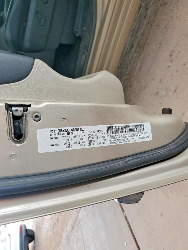 Продажа на аукционе авто 2013 Chrysler Town & Country, vin: 2C4RC1CG8DR564522, номер лота: 65019796