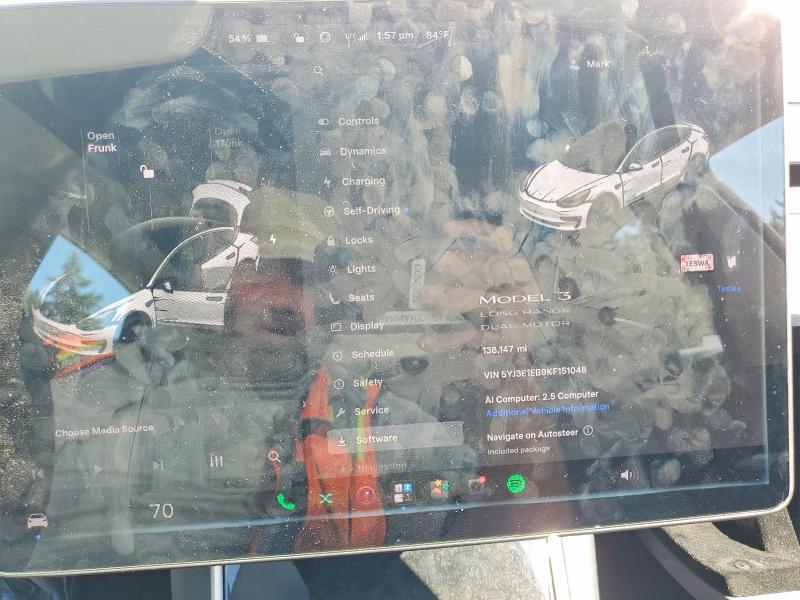 Aukcja sprzedaży 2019 Tesla Model 3, vin: 5YJ3E1EB9KF151048, numer aukcji: 58097586