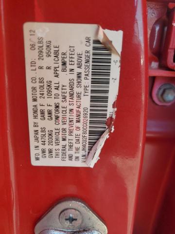 2012 Acura Tsx მანქანა იყიდება აუქციონზე, vin: JH4CU2F80CC026920, აუქციონის ნომერი: 66355106