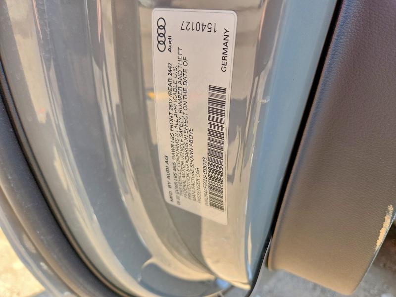 Продажа на аукционе авто 2022 Audi S5, vin: WAUR4AF50NA035723, номер лота: 63756596