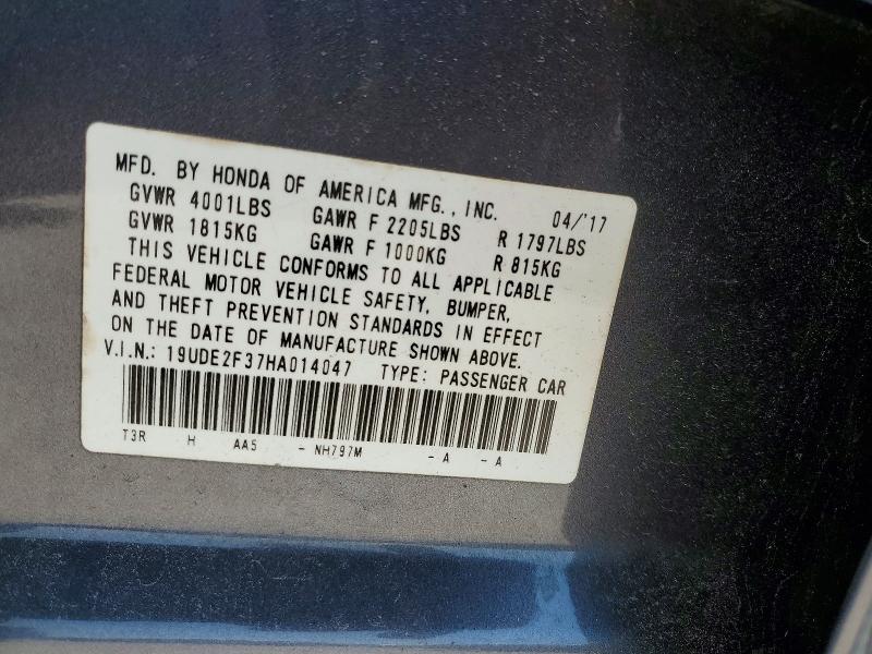Aukcja sprzedaży 2017 Acura Ilx, vin: 19UDE2F37HA014047, numer aukcji: 66320286