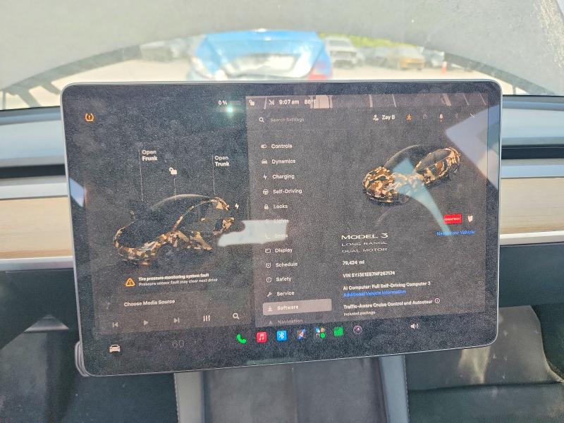65644096 :رقم المزاد ، 5YJ3E1EB7NF267174 vin ، 2022 Tesla Model 3 مزاد بيع