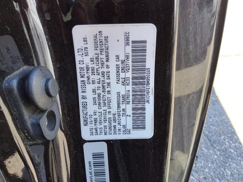 Продажа на аукционе авто 2011 Infiniti G37 Convertible, vin: JN1CV6FE7BM950245, номер лота: 63777746
