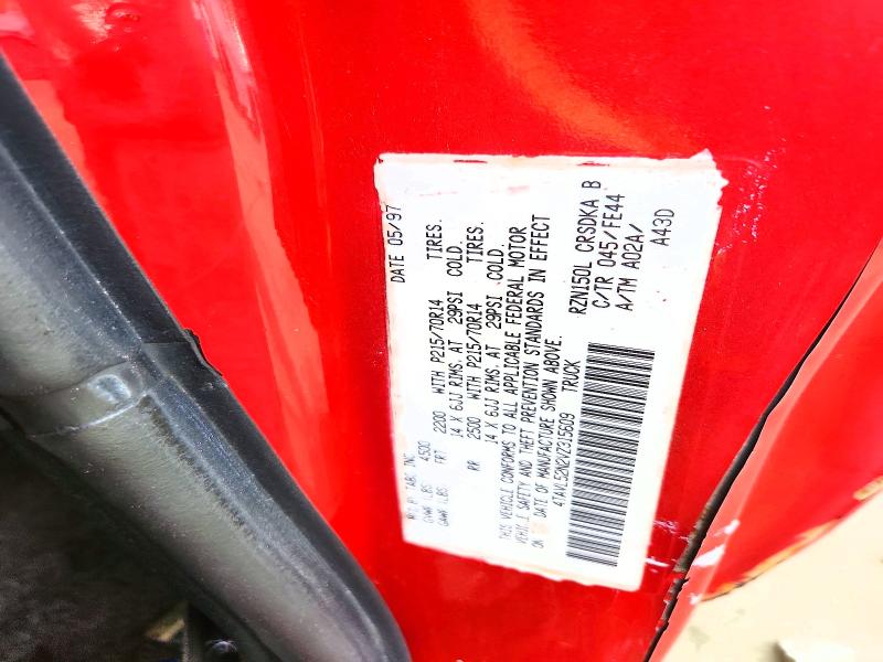Aukcja sprzedaży 1997 Toyota Tacoma, vin: 4TAVL52N2VZ315609, numer aukcji: 66943676