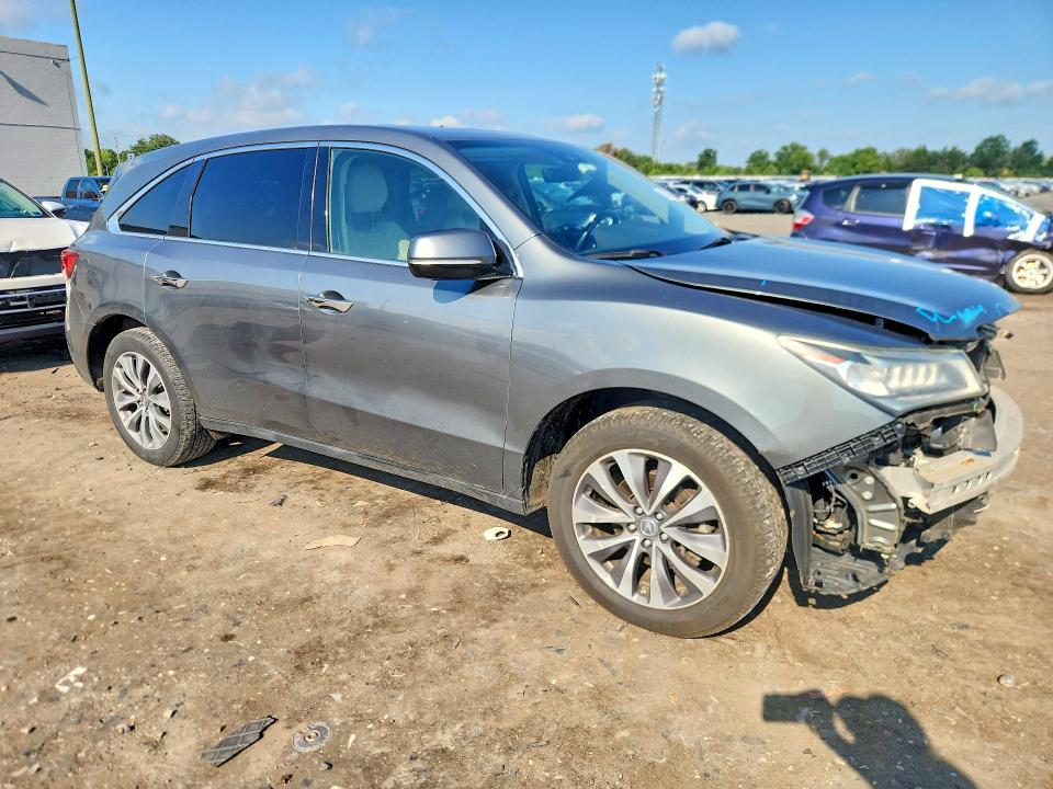 2016 Acura Mdx მანქანა იყიდება აუქციონზე, vin: 5FRYD4H42GB035025, აუქციონის ნომერი: 63730116