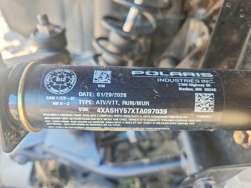 Aukcja sprzedaży 2026 Polaris Sportsman, vin: 4XASHY57XTA097039, numer aukcji: 64588776